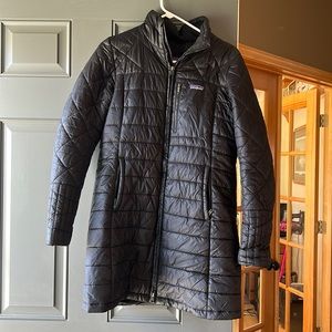 Patagonia black parka jacket